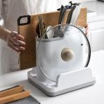 Plastic Multifunctional Kitchen Tableware Knife and Spoon Storage Rack
