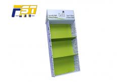 China Corrugated Paperboard Counter Hook Display Stand Durable Environment Friendly supplier