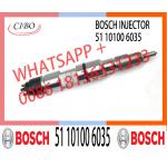 on stock fuel injector 0445120030 51 10100 6035 for MAN TRUCK for sale