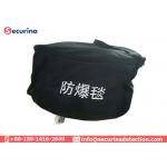 Black Ballistic Collar Bomb Blast Suppression Blankets For Threats Protection