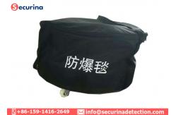 China Black Ballistic Collar Bomb Blast Suppression Blankets For Threats Protection supplier
