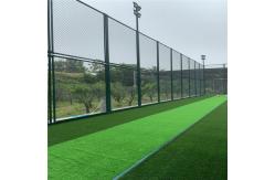 China Galvanised Line Post Pvc Coated Chain Link Fence Roll 4mm Diameter 6ft supplier