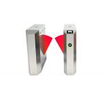 PU Foam Flap Barrier Gate AC100V Acrylic Wing Dry Contact Communication