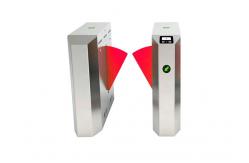 China PU Foam Flap Barrier Gate AC100V Acrylic Wing Dry Contact Communication supplier
