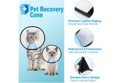 China Adjustable Pet Training Collars White Comfy Dog Cat Cone Collar supplier