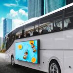 P3 P4 P5 Bus LED Advertising Screen With Ultra Light Cabinet for sale