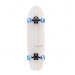 OEM Landyachtz Butter White Lines Cruiser Complete Skateboard - 9 x 31.2 for sale