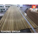 DIN17660 CuZn20Al2 F39, UNS C68700 Seamless Aluminums Brass Tube For Heat Exchanger