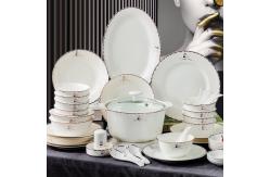 China Medium Size Ceramic Tableware Set Oven Safe Ceramic Dinnerware Set supplier