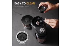 China Touchscreen Professional Burr Grinder LED Light Automatic With Removable Bean Hopper supplier
