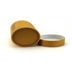 Golden hot stamping paper tubes for tea packaging