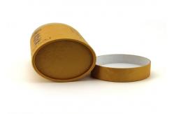 China Golden hot stamping paper tubes for tea packaging supplier
