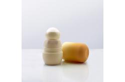 China Customized Plastic Middle Leaned Waist-Thinned Gourd 50ml Deodorant Roll-On Bottle supplier