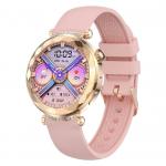 HK88 Smart Watch for Ladies 1.19-inch AMOLED Screen BT Call Music Control Women's Health for sale