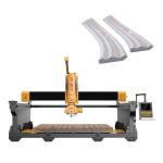 CNC 5 Axis Integrated Bridge Stone Cutting Milling Machine 22kw For Granite Marble for sale
