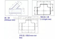 China Manufacturer Grade2  Titanium tee for titanium pipe fittings Connector supplier