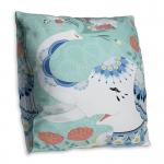 Square Thin Chair Cushions , Printed No Fading Chair Seat Pads 500 - 1100G