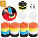 M10 Adaptor Sponge Buffing Pads For Car Buffer Polisher Pads OEM for sale