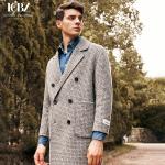 Large Size Double-Breasted Business Casual Woolen Overcoat for Men End and Luxurious for sale