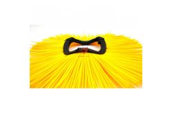China Injection Plastic Road Sweeper Brush Straight Filament With Disc Ring supplier