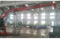 China Space Saved 6T Offshore 12m  Hydraulic Folding Boom Crane supplier