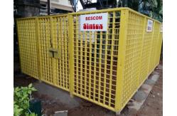 China Prefabricated Web Protection FRP Fencing Customized Height Easy Install supplier
