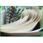 Natural Material Of White Food Grade Paper Roll With The Straw Roll Paper