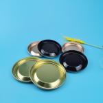 Customized Logo Stretch Rose Gold 150mm Tinplate Lid