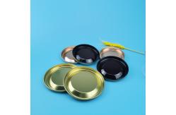 China Customized Logo Stretch Rose Gold 150mm Tinplate Lid supplier