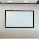 100 Inche Fixed Frame Screen PVC Home Cinema Projector Screens 4K for sale