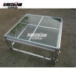 Durable Outdoor Wedding Platform Stage Event Decorative Aluminum Mobile Acrylic Stage for sale