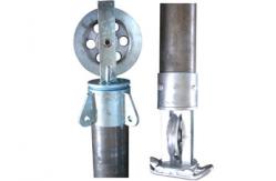 China Aluminum Alloy Tower Erection Tools Small Gin Pole in Transmission and Distribution Construction supplier