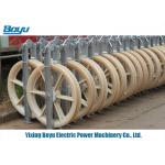 Rated Load 20kn Single Wheel Aerial Roller And Stringing Block For Conductor for sale