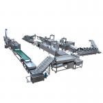 Full Automatic Potato Chips Making Machine Frozen French Fries Machinery for sale