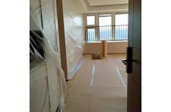 China Breathable Construction Floor Protection Paper With Black Offset Printing supplier