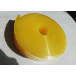 Yellow PU 75A 80A 90A Screen Printing Squeegee High Tolerance for sale