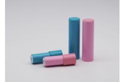 China 3.5g Press Bottom Open Empty Lipstick Tube Aluminum Shelled supplier