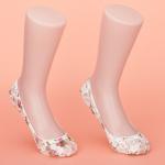 Eco Friendly Cotton No Show Liner Socks With Elastane No Show Socks Type for sale