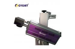 China 7000mm/s Fly Laser Coding Machine Laser Printer For Printing On Wood supplier