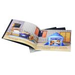 hardcover Text Book Printing Services Folded Leaflet Kids Book Printing 21x21cm