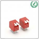 DS series 1a 50v slide type red plastic spdt dip switch 2.54mm 3 buyers for sale