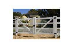China 100% Vinyl Ranch Style Vinyl Fence Farm Four Rail Vinyl Fence supplier
