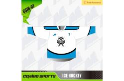 China OEM ODM 2 Layers Neck Team Ice Hockey Jersey Custom Design supplier