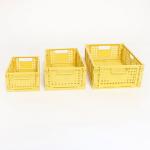 Multifunctional Kitchen Collapsible Stackable Storage Bins Durable PP Plastic for sale