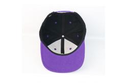 China Adults Flat Brim Snapback Hats Custom Logo Flat Bill Cap With Plastic Buckle supplier