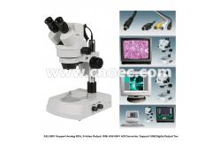 China 7x - 45x Digital Optical Microscope , Stereo Zoom Microscope A32.0901 supplier