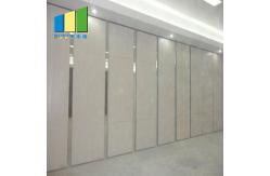 China Moveable Acoustic Partition Walls Sliding Folding Partitions For Exhibition Hall supplier
