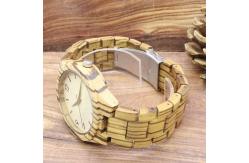 China Fashion Zebra custom  wood watch private label , quartz wood watch with fair price supplier