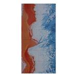 Microfiber Suede Waffle Weave Drying Towel Mens Towel Poncho Custom Design Print