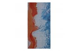 China Microfiber Suede Waffle Weave Drying Towel Mens Towel Poncho Custom Design Print supplier